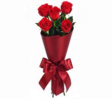 Букет 5 Красных роз Эдлесс Лав в Кижинге