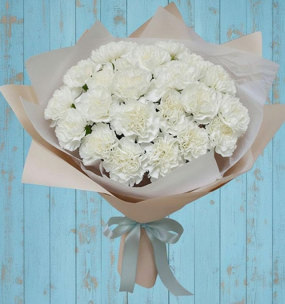 Букет цветов из: Гвоздики в Кижинге