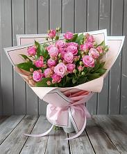 Букет Розовый кустик в Кижинге