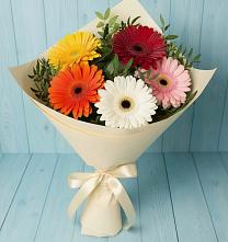 Букет цветов из:  Герберы в Кижинге