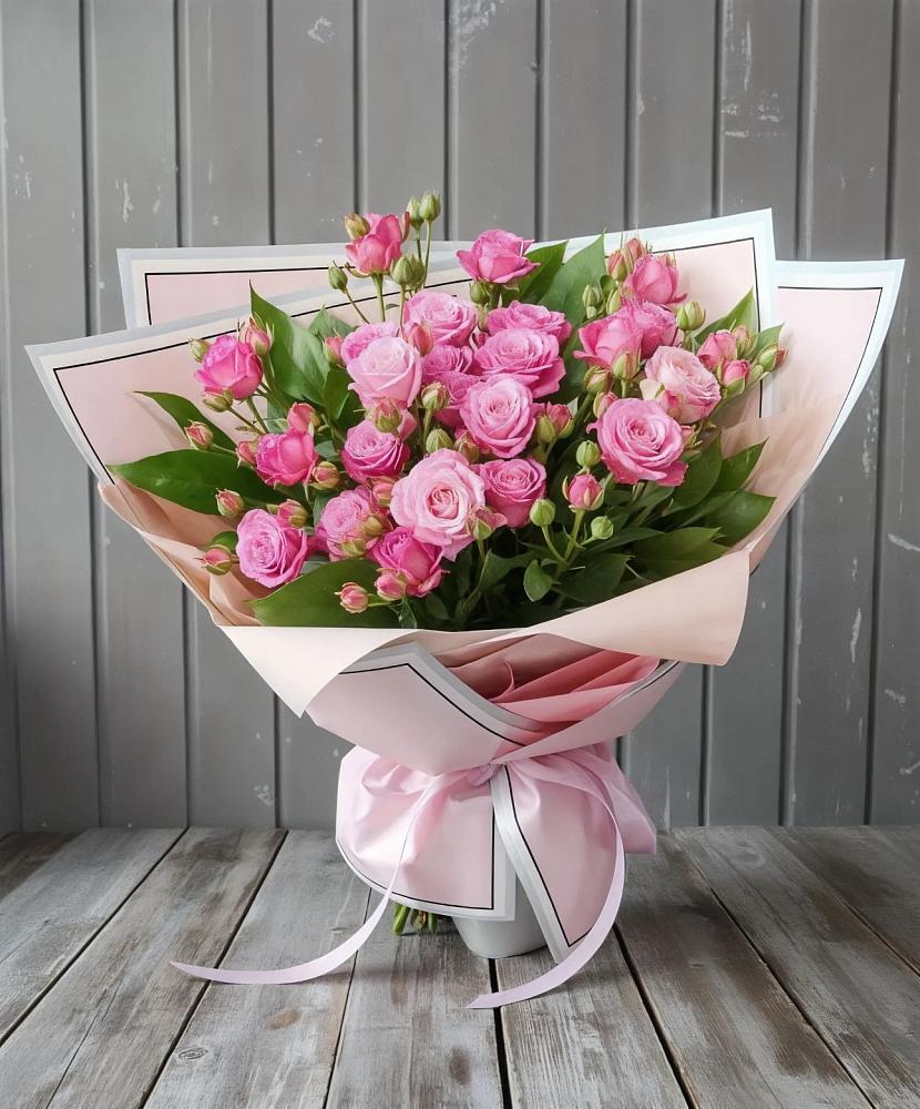 Букет Розовый кустик в Кижинге