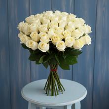 Букет 51 Белая роза Эдлесс Лав #REPLACE_PRED# Кижинге