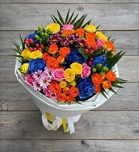 Букет цветов из:  Розы и Хризантемы #REPLACE_PRED# Кижинге