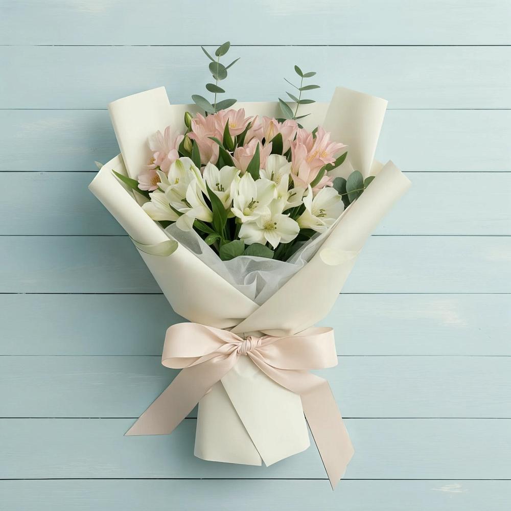 Букет цветов из: Альстромерии в Кижинге