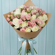 Букет цветов из:  Розы #REPLACE_PRED# Кижинге