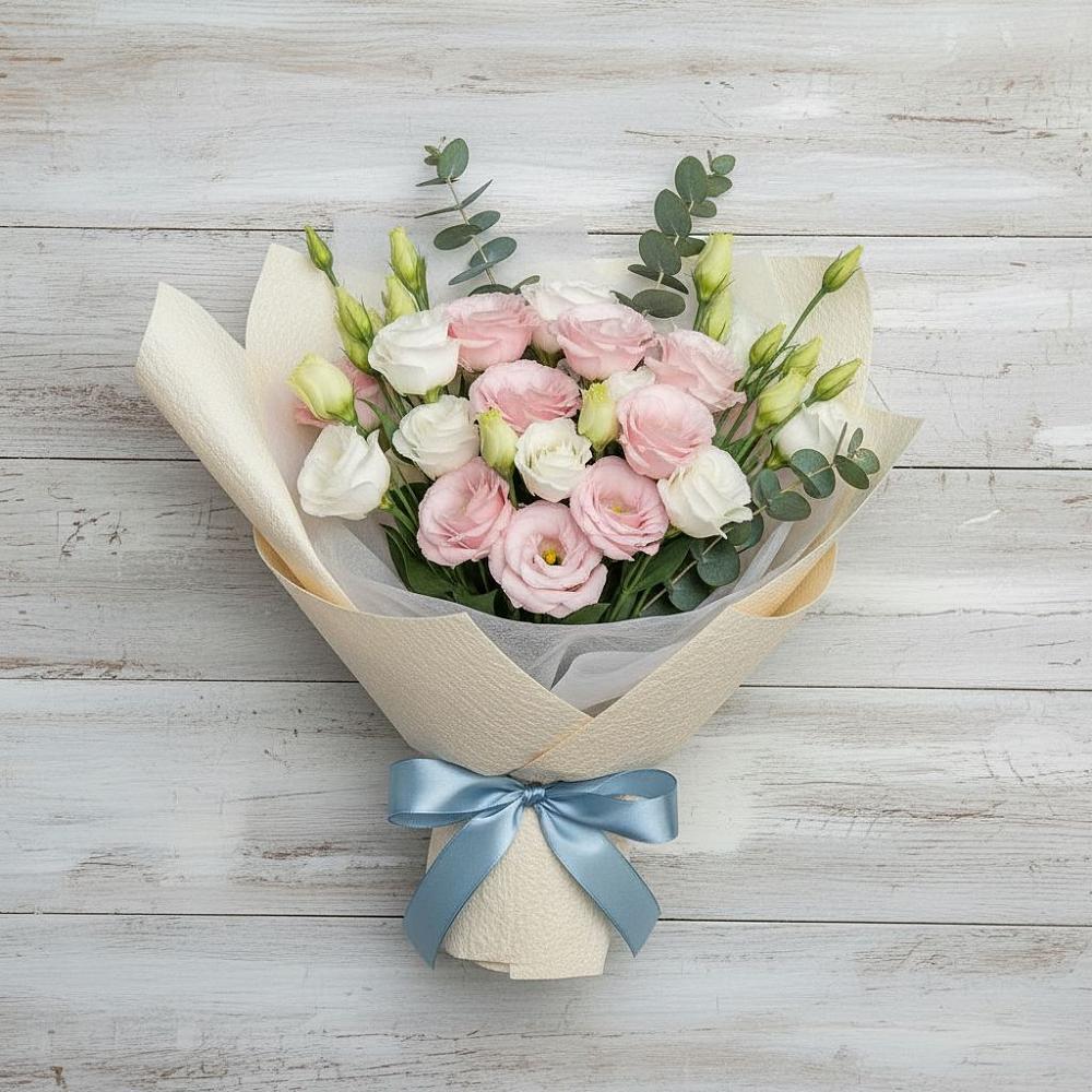 Букет цветов из: Лизиантусы в Кижинге